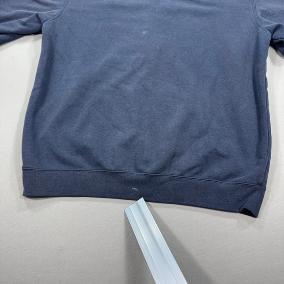 Carhartt Hoodie Mens XL Navy Blue Zip Up Fleece Loose Fit Heavyweight Sweatshirt - Picture 7 of 9